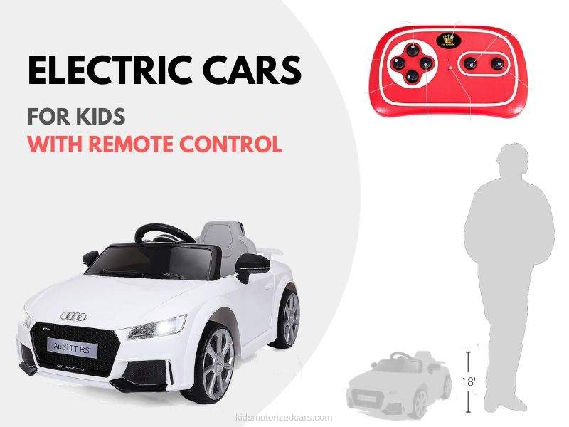 electric car with parental remote